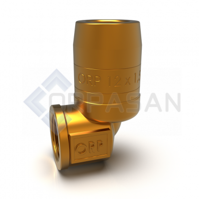Фитинг угловой 90° поворотный шарнирый P5/12x1.5