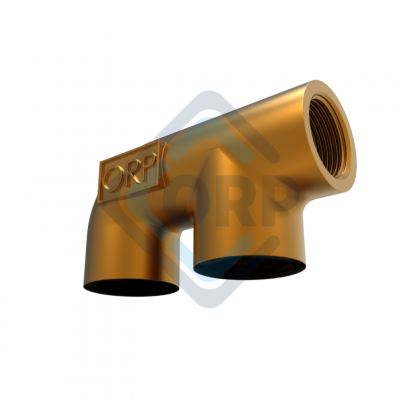 Фитинг тройник F-образный шарнирный M16/M16/P5